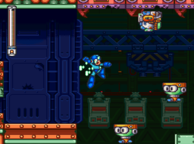 Mega Man 7 screenshot - Junk Man